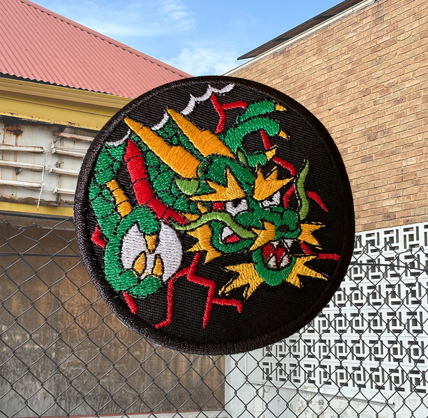 STORM DRAGON Embroidered patches