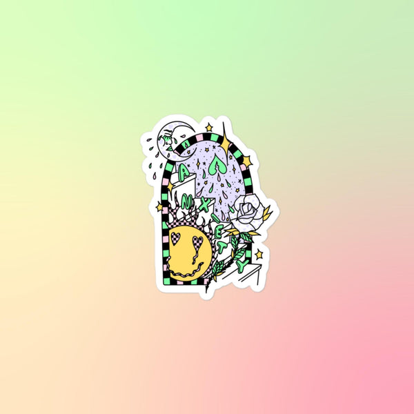 ANXIETY Sticker