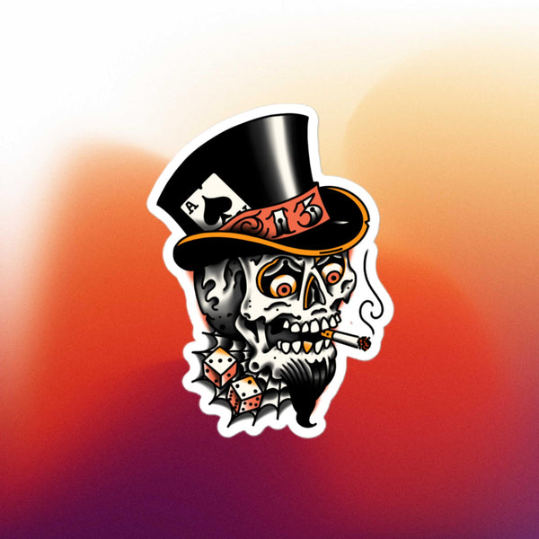 LUCKY SKULL Sticker