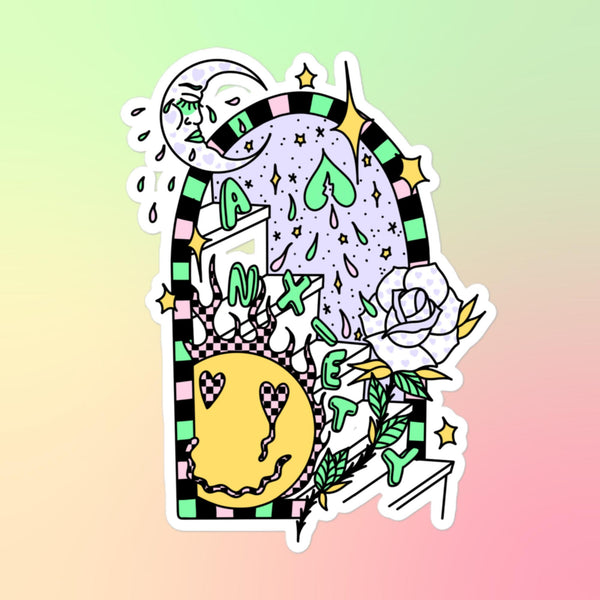 ANXIETY Sticker