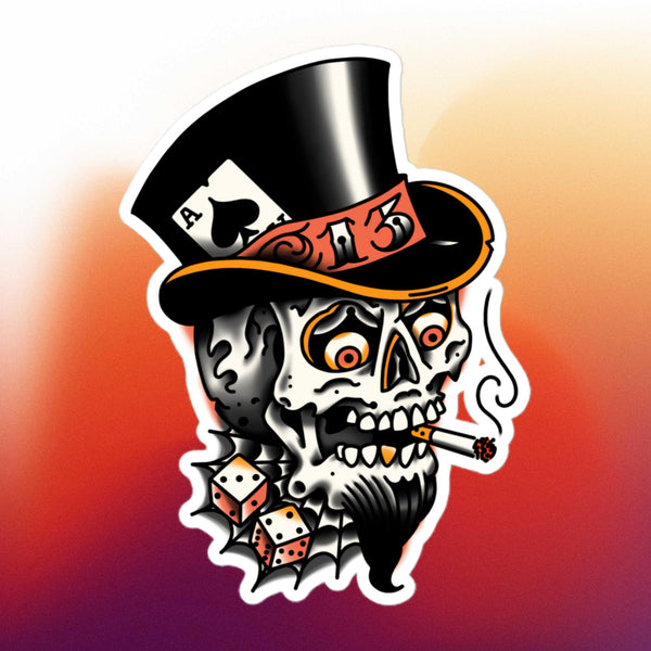 LUCKY SKULL Sticker