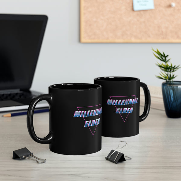 MILLENNIAL ELDER 11oz Black Mug