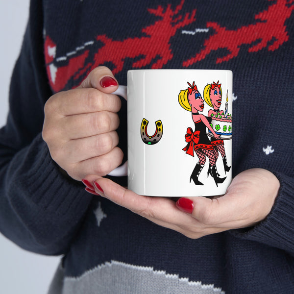 BIRTHDAY CAKE - LUCKY LUKE TATTOO - Ceramic Mug