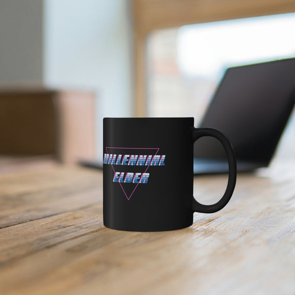 MILLENNIAL ELDER 11oz Black Mug