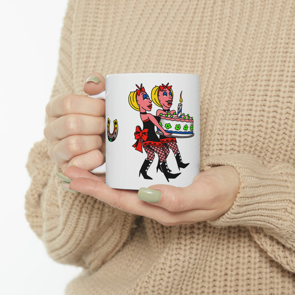 BIRTHDAY CAKE - LUCKY LUKE TATTOO - Ceramic Mug