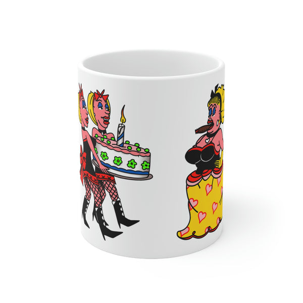 BIRTHDAY CAKE - LUCKY LUKE TATTOO - Ceramic Mug