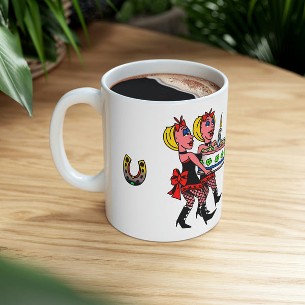 BIRTHDAY CAKE - LUCKY LUKE TATTOO - Ceramic Mug