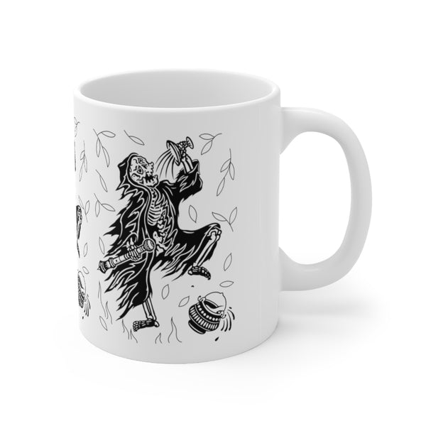 CAFFEINATED DEATH - Ceramic Mug