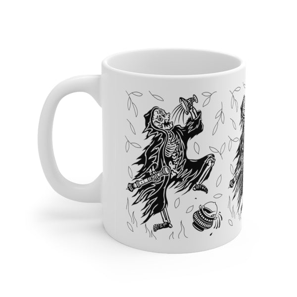 CAFFEINATED DEATH - Ceramic Mug