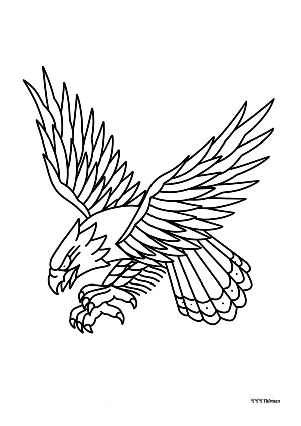 EAGLE Colouring Sheet