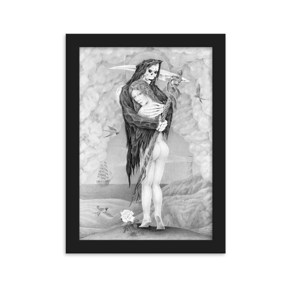 DEATH Framed Art Print