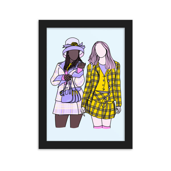 CLUELESS Framed Art Print