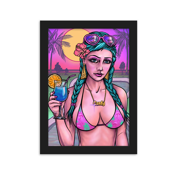 CANDY Framed Art Print