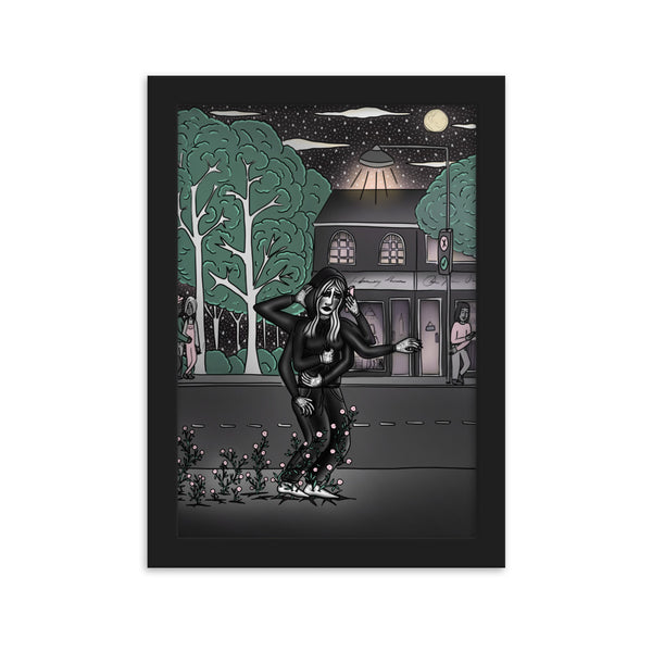 DREAMS IN SLOW MOTION Framed Art Print