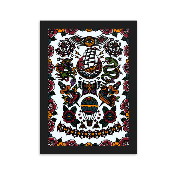 TRADITIONAL FRONT Framed Art Print