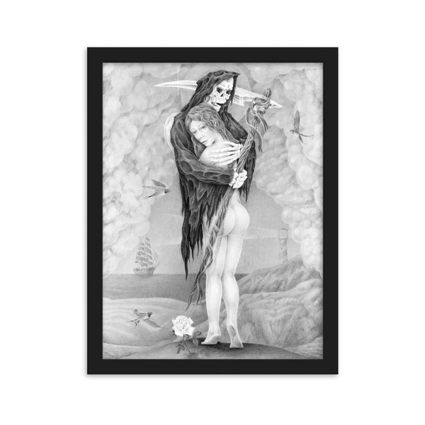 DEATH Framed Art Print