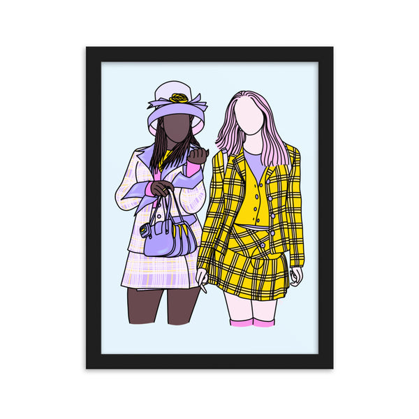 CLUELESS Framed Art Print