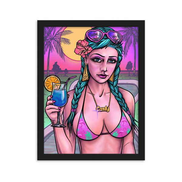 CANDY Framed Art Print