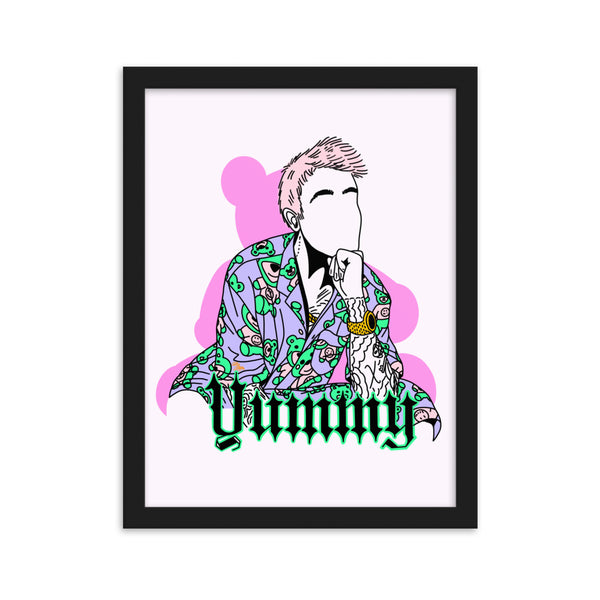 YUMMY Framed Art Print