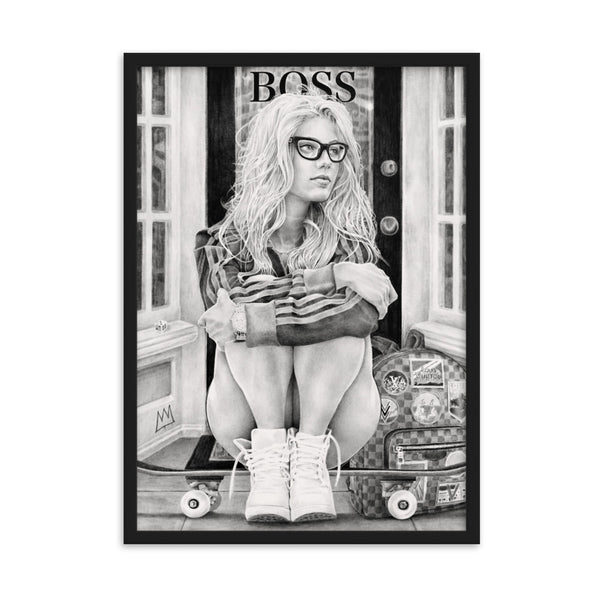 BOSS Framed Art Print