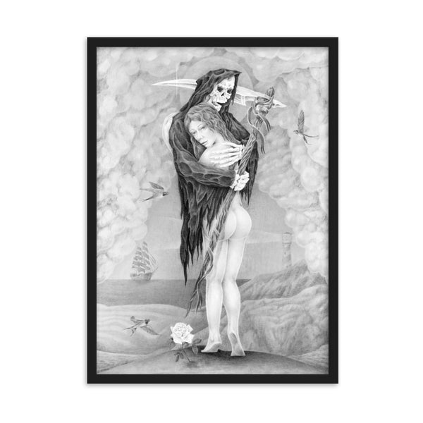 DEATH Framed Art Print