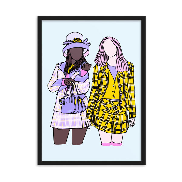 CLUELESS Framed Art Print