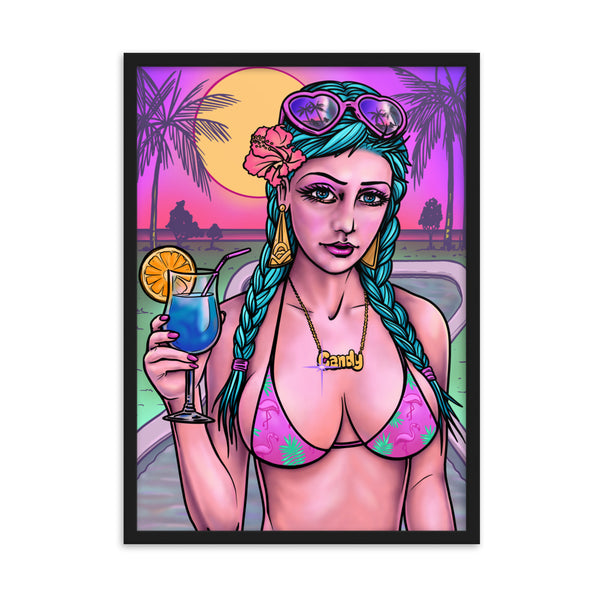 CANDY Framed Art Print