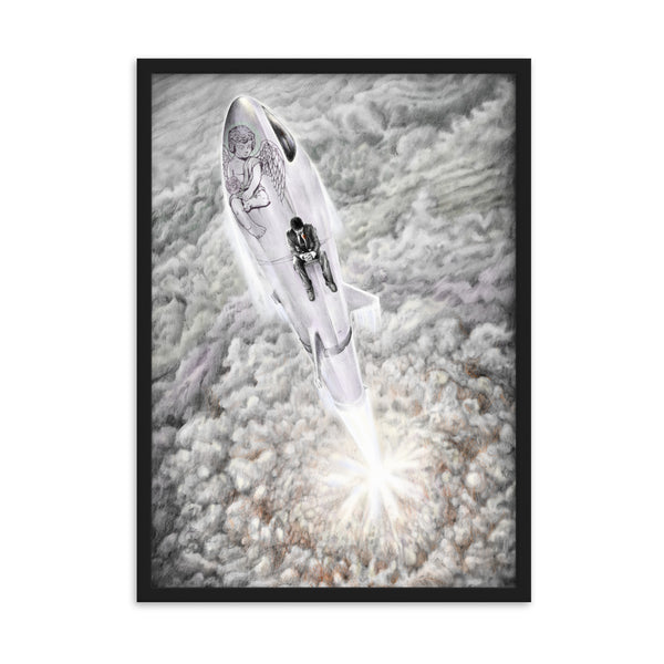 ROCKET Framed Art Print