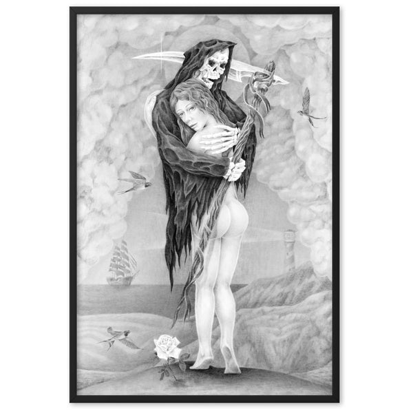 DEATH Framed Art Print