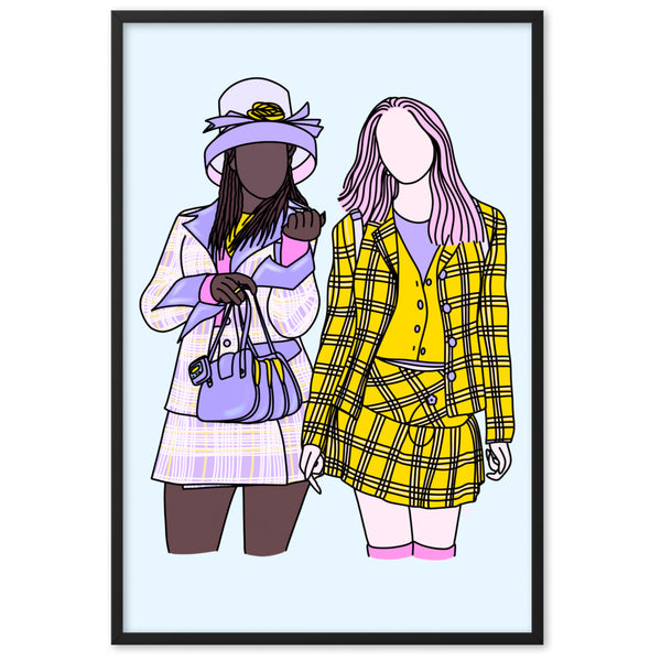 CLUELESS Framed Art Print