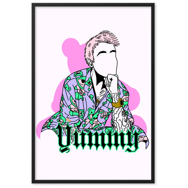 YUMMY Framed Art Print