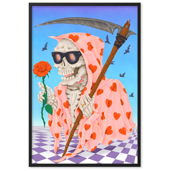 LOVE REAPER Framed Art Print