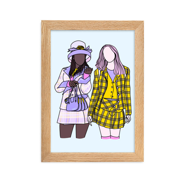 CLUELESS Framed Art Print