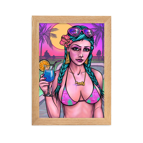 CANDY Framed Art Print