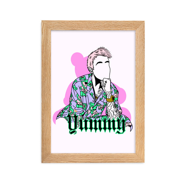 YUMMY Framed Art Print