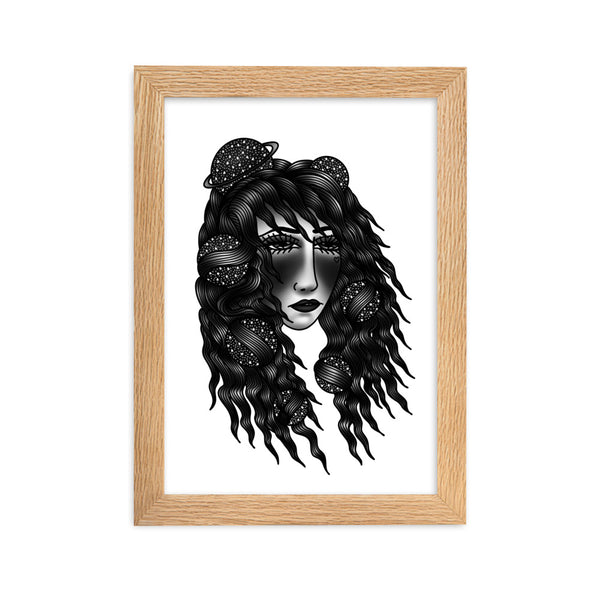 ON MY MIND Framed Art Print