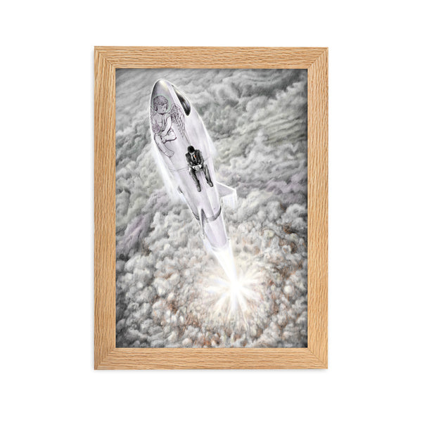 ROCKET Framed Art Print