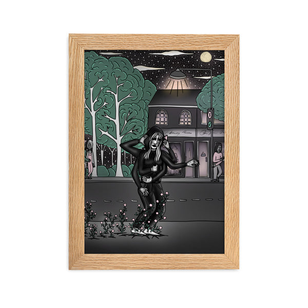 DREAMS IN SLOW MOTION Framed Art Print