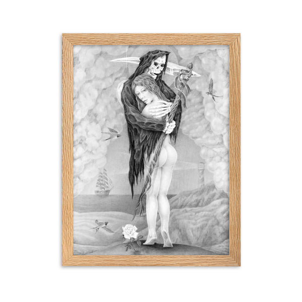 DEATH Framed Art Print