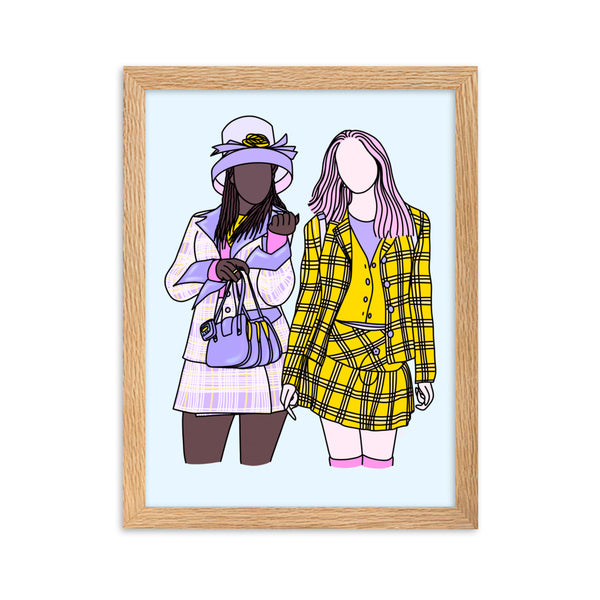 CLUELESS Framed Art Print