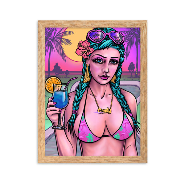 CANDY Framed Art Print