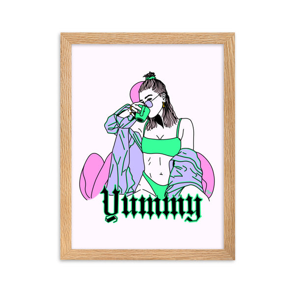 HAILEY Framed Art Print