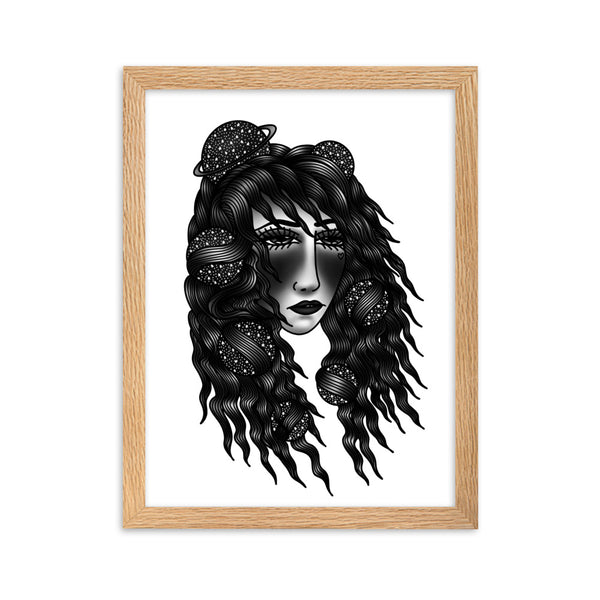 ON MY MIND Framed Art Print