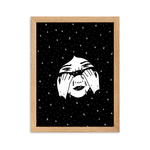 MASK OFF Framed Art Print