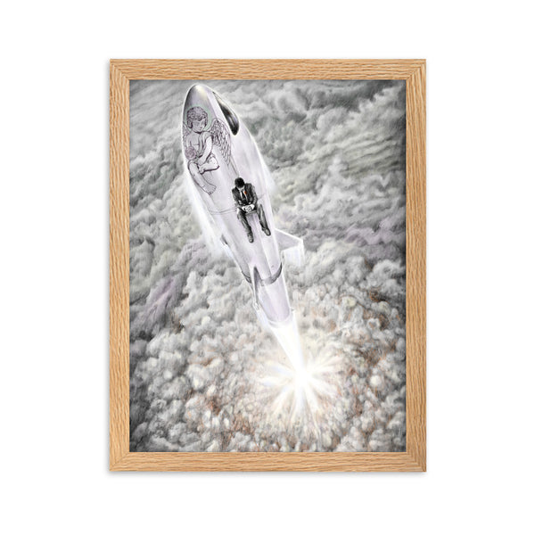 ROCKET Framed Art Print