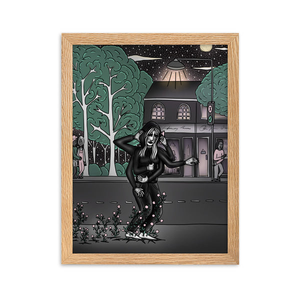 DREAMS IN SLOW MOTION Framed Art Print