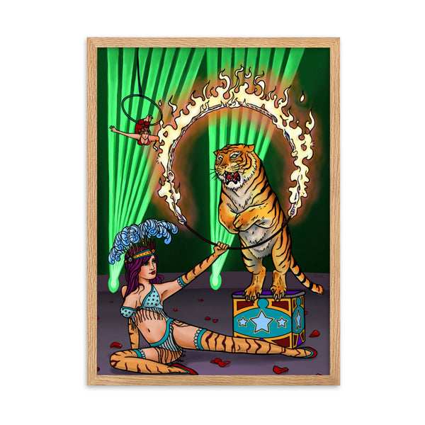 CIRCUS Framed Art Print