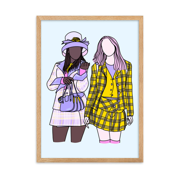 CLUELESS Framed Art Print