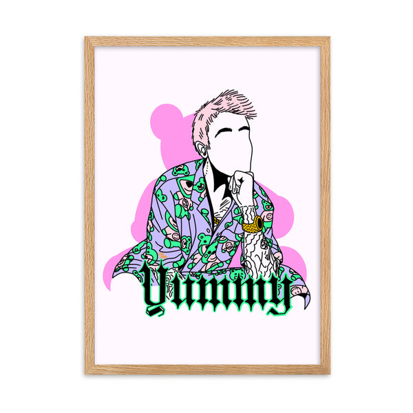 YUMMY Framed Art Print