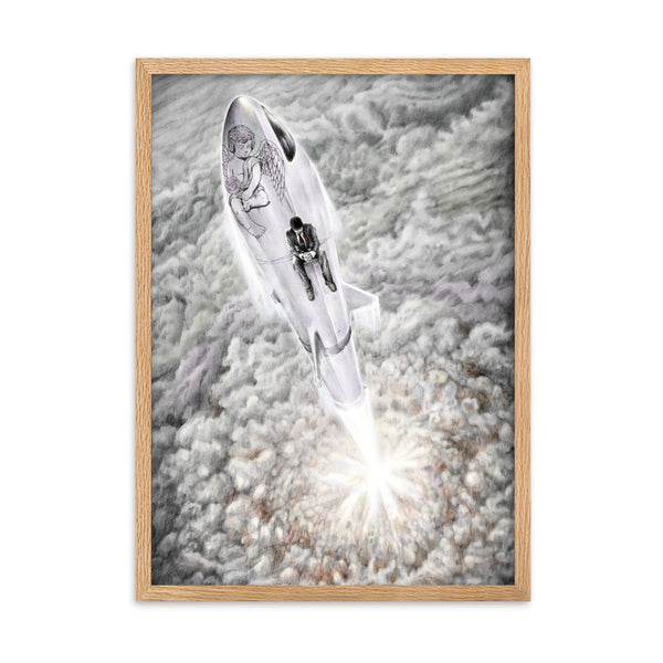 ROCKET Framed Art Print